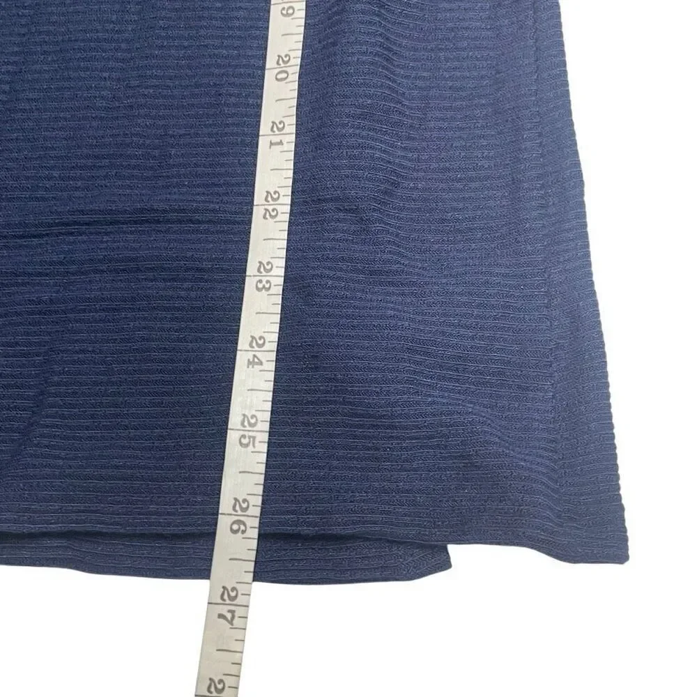 Velvet by Graham & Spencer Navy Waterfall Open Front Cardigan N0288